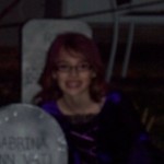 Sabrina and her tombstone
