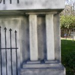 Closeup of the columns